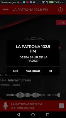 RADIO LA PATRONA 102.9 FM DE V android App screenshot 0